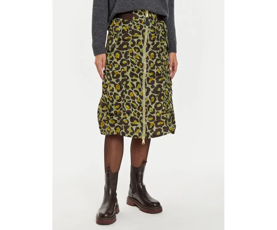 obrazek 1 Alpha Industries Spódnica midi 148067 Zielony Regular Fit