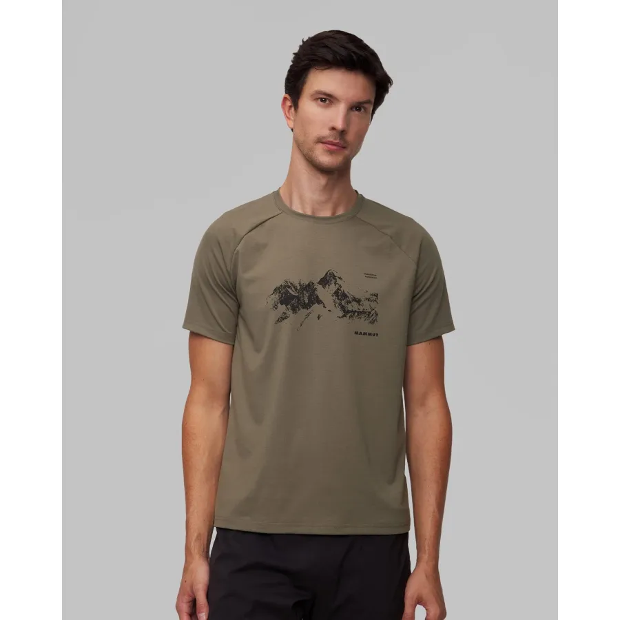 obrazek 1 T-shirt Męski Mammut Mountain Gasherbrum Ii Niebieski