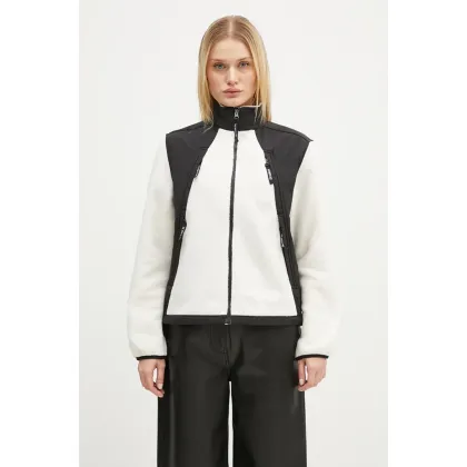 Zdjęcie The North Face kurtka 2000 Polar Sun damska kolor beżowy przejściowa NF0A88YTROU1