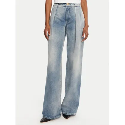 Zdjęcie Balmain Jeansy DF0ML095DF17 Niebieski Loose Fit