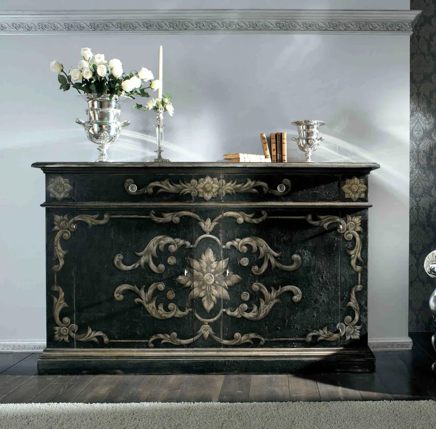 obrazek 1 Renesansowy kredens ręcznie zdobiony - Interiors Italia