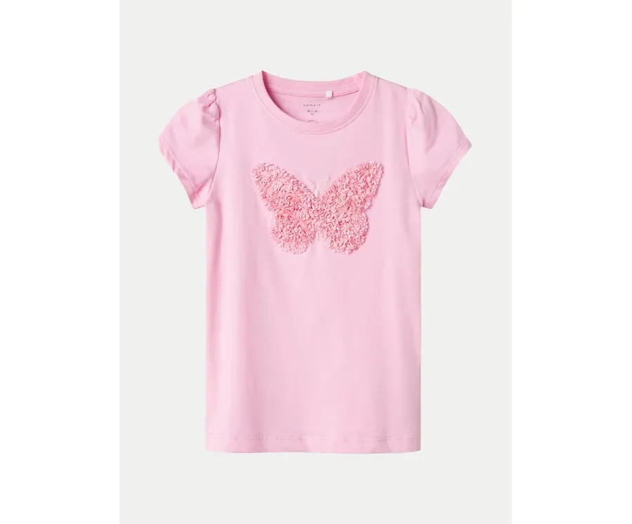 obrazek 1 NAME IT T-Shirt Detsi 13240994 Różowy Regular Fit