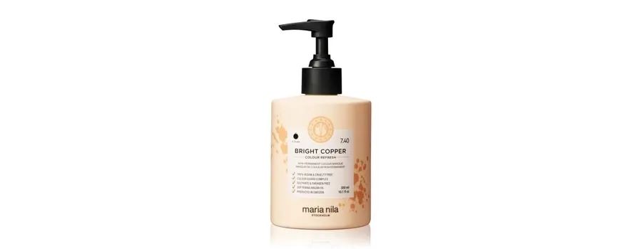 obrazek 1 Maria Nila Colour Refresh Bright Copper 7.40 Maska koloryzująca 300 ml