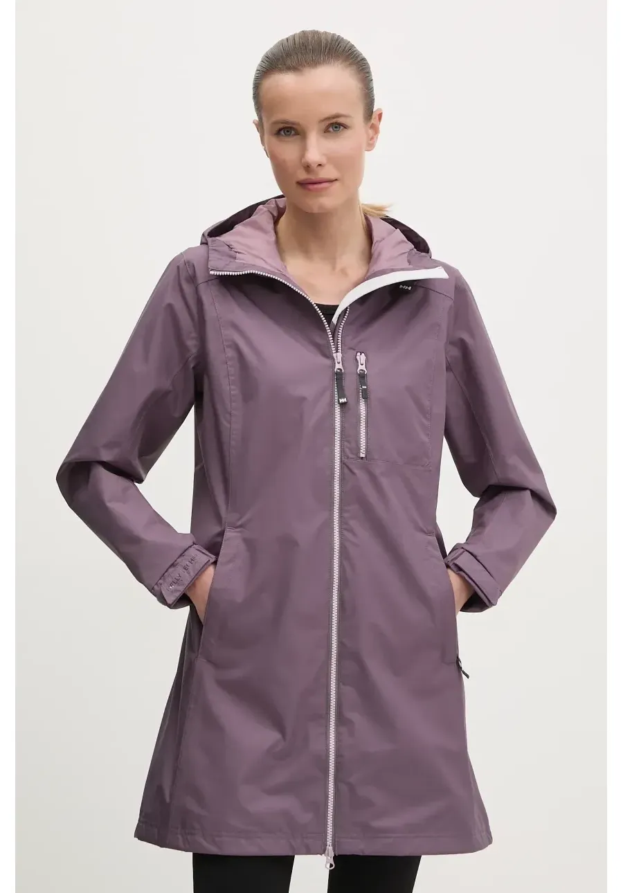 obrazek 1 Helly Hansen kurtka damska kolor fioletowy przejściowa 55964