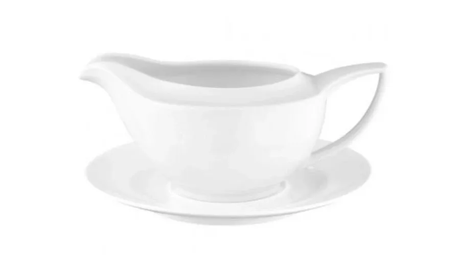 obrazek 1 Piękna nowoczesna porcelanowa sosjerka o wyjątkowym kształcie – Tettau
