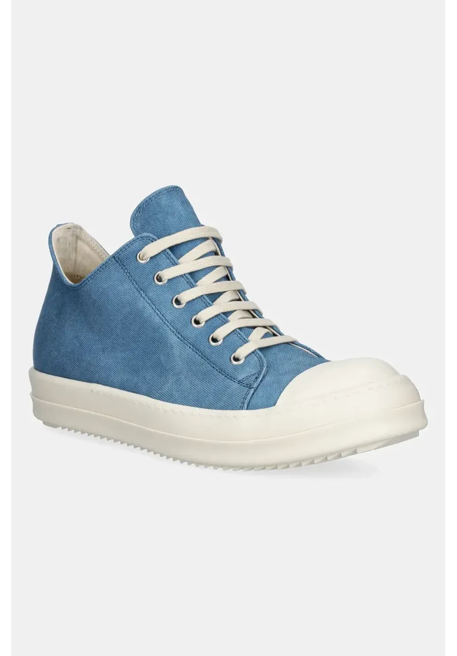 obrazek 1 Rick Owens trampki Low Sneaks męskie kolor biały DU01E3802.CVS