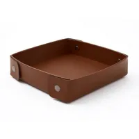 Zdjęcie Gustowny przybornik, taca Perseo ze skóry klejonej na biurko