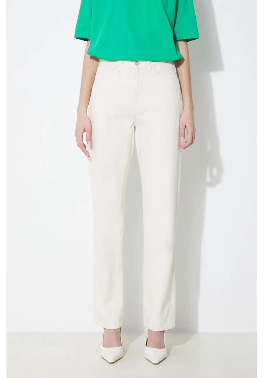 obrazek 1 Carhartt WIP jeansy Noxon Pant damskie high waist I031559.506
