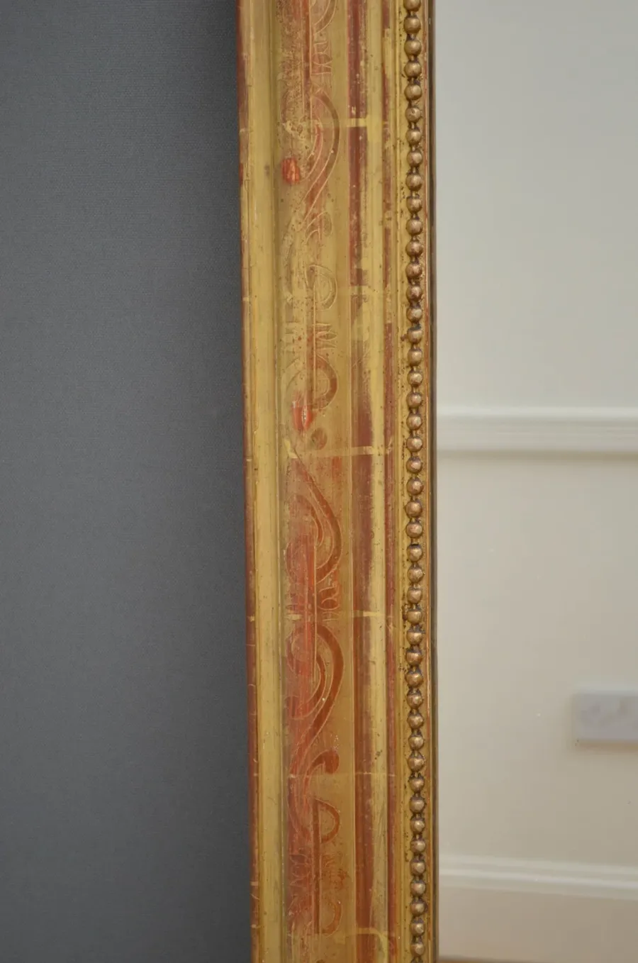 obrazek 9 Proste i eleganckie pozłacane lustro - antyk z 1881 roku
