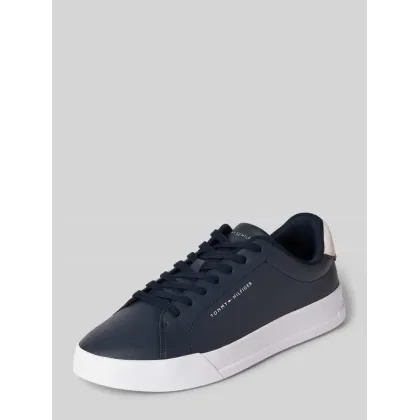 Zdjęcie Tommy Hilfiger Sneakersy Th Court Lth Detail Ess FM0FM05367 Granatowy