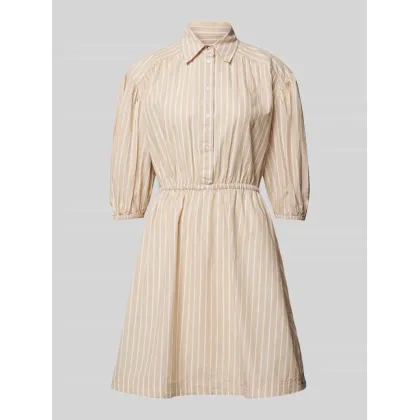 Zdjęcie Sukienka o długości do kolan z kołnierzykiem koszulowym model ‘Dellant’