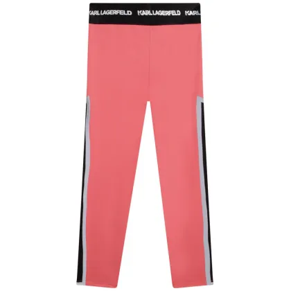 Zdjęcie Karl Lagerfeld Kids Legginsy Z14202 D Różowy Regular Fit