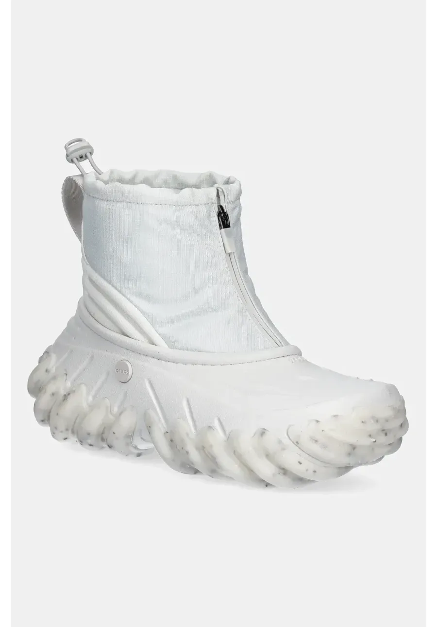 obrazek 1 Crocs buty Echo Boot Z Shield damskie kolor szary na płaskim obcasie lekko ocieplone 210315