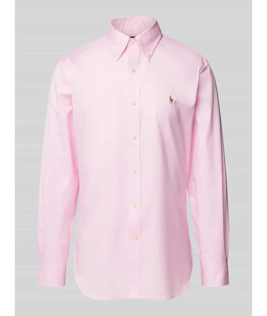 obrazek 1 Koszula biznesowa o kroju slim fit z wyhaftowanym logo
