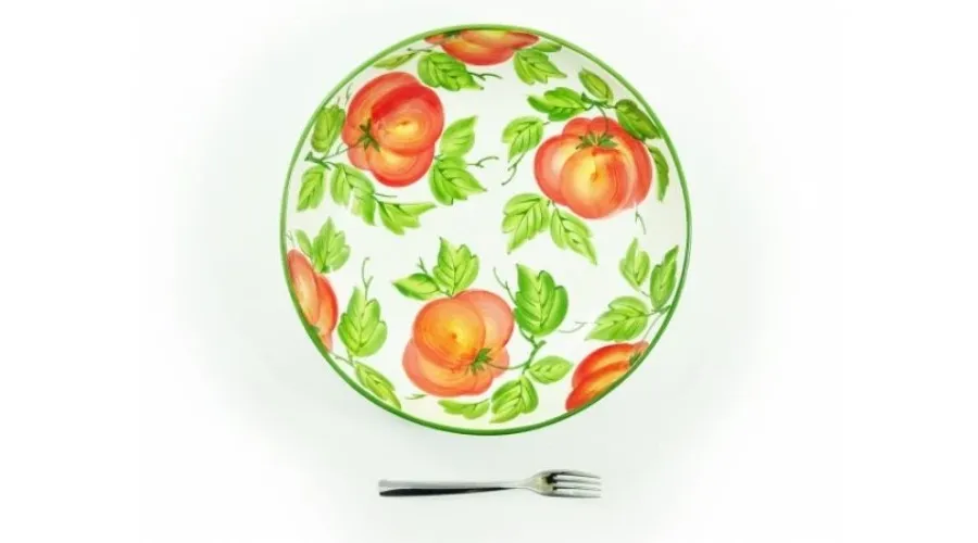 obrazek 1 Ceramiczna 33 centymetrowa ręcznie dekorowana miska - Le Ceramiche