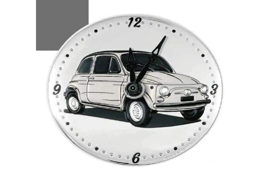 obrazek 1 Wyjątkowy zegar z przedstawieniem Fiata 500