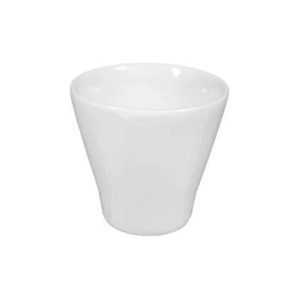 Zdjęcie 6 sztuk- Stylowy biały porcelanowy kieliszek do jajka z Niemiec - Seltmann Weiden