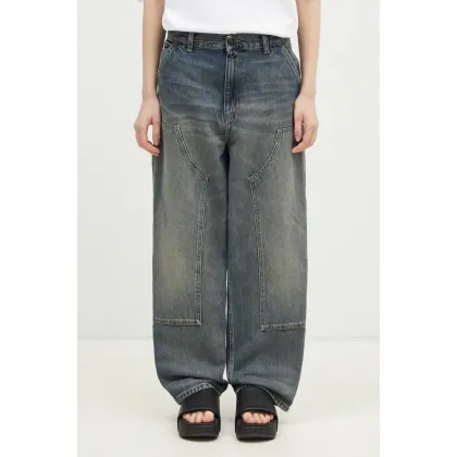 Zdjęcie Carhartt WIP jeansy Brandon Double Knee Pant damskie medium waist I034635.014Q