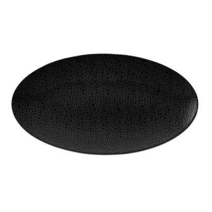 Zdjęcie Porcelanowy owalny półmisek 33x18 cm w kolorze czerni - Seltmann Weiden