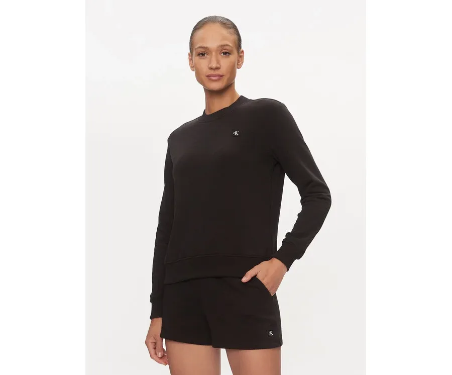 obrazek 1 Calvin Klein Jeans Bluza Embro Badge J20J223085 Czarny Regular Fit