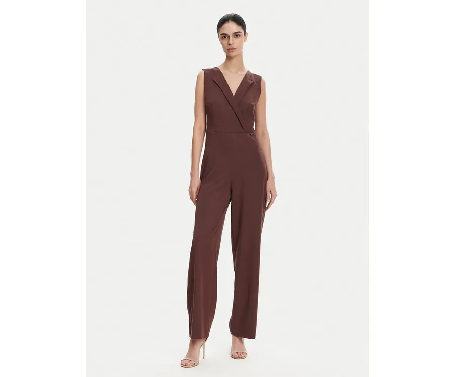 obrazek 1 Rinascimento Kombinezon CFC0123735003 Brązowy Regular Fit
