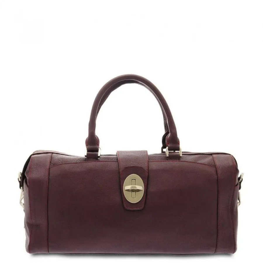 obrazek 2 Skórzana torba podróżna dla kobiet - Giudi