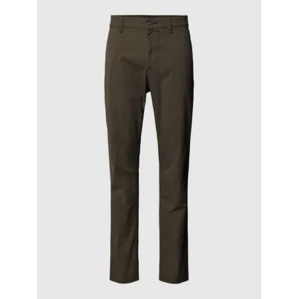Zdjęcie Chinosy o kroju tapered fit z lamowanymi kieszeniami