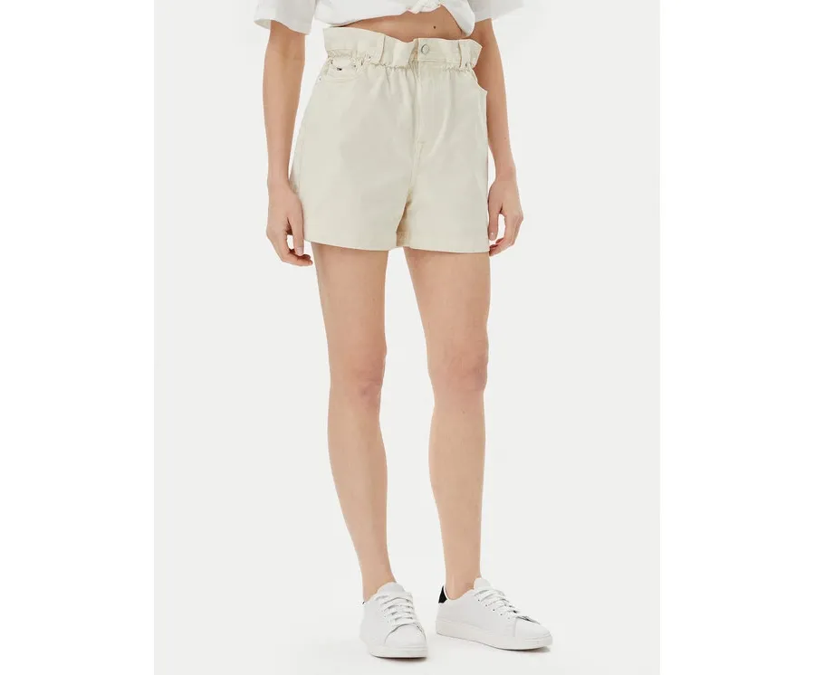 obrazek 1 Tommy Jeans Szorty materiałowe DW0DW21656 Beżowy Regular Fit