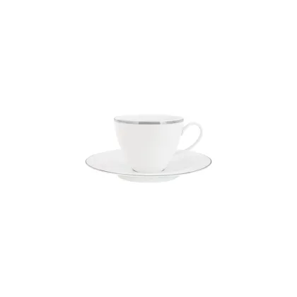 Zdjęcie Porcelanowa filiżanka do herbaty w komplecie ze spodkiem z kolekcji Ballet PT - Porcel