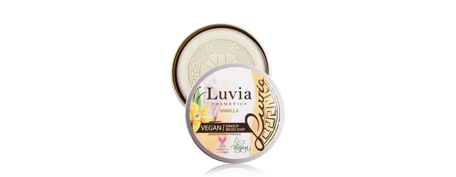 obrazek 1 Luvia The Essential Brush Soap Vanilla Mydło do pędzli 100 g