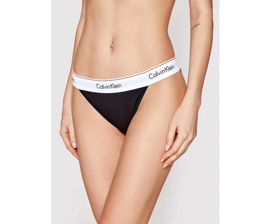 obrazek 1 Calvin Klein Underwear Figi klasyczne Tanga 000QF4977A Czarny