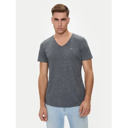 Zdjęcie Tommy Jeans T-Shirt Jaspe DM0DM09587 Szary Slim Fit
