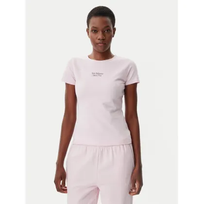 Zdjęcie New Balance T-Shirt WT51958 Różowy Slim Fit