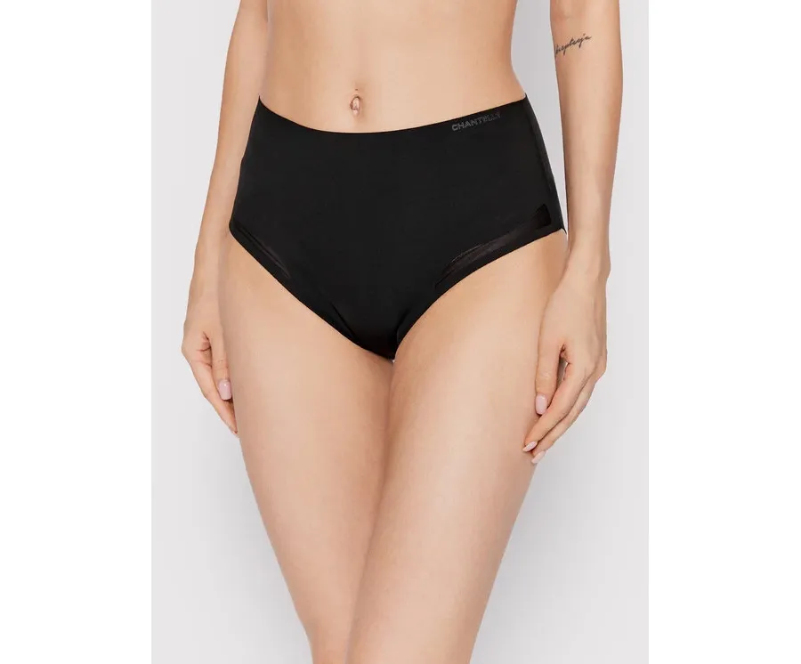 obrazek 1 Chantelle Figi klasyczne z wysokim stanem Pure Light C10M80 Czarny