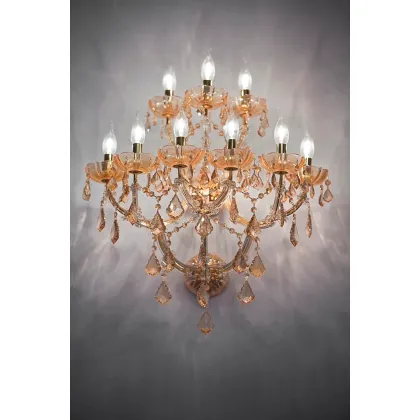 Zdjęcie Luksusowy włoski żyrandol wykonany z kryształu