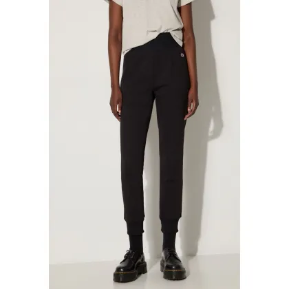 Zdjęcie Champion spodnie dresowe Rib Cuff Pants 115140 KK001 kolor czarny gładkie 115140-KK001