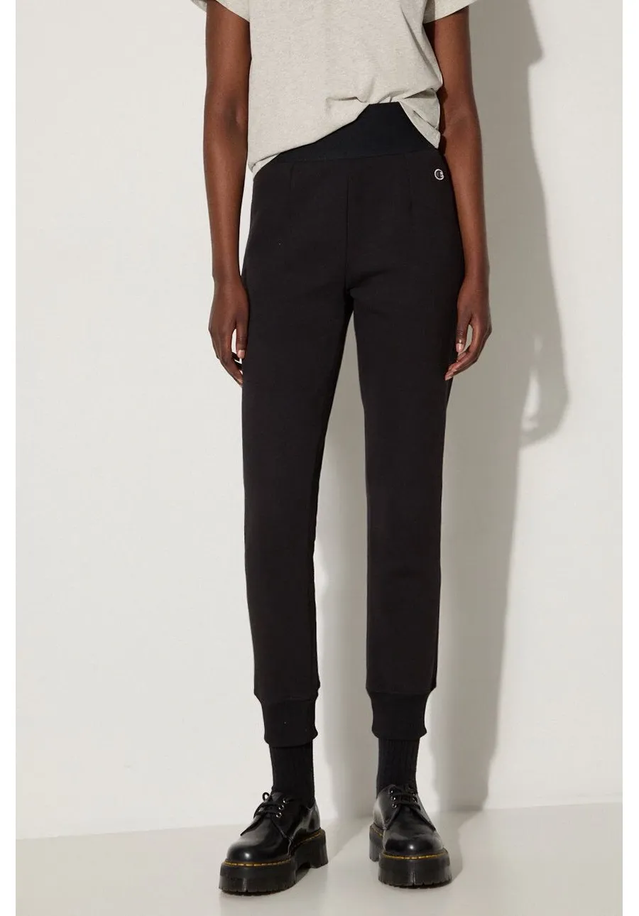 obrazek 1 Champion spodnie dresowe Rib Cuff Pants 115140 KK001 kolor czarny gładkie 115140-KK001