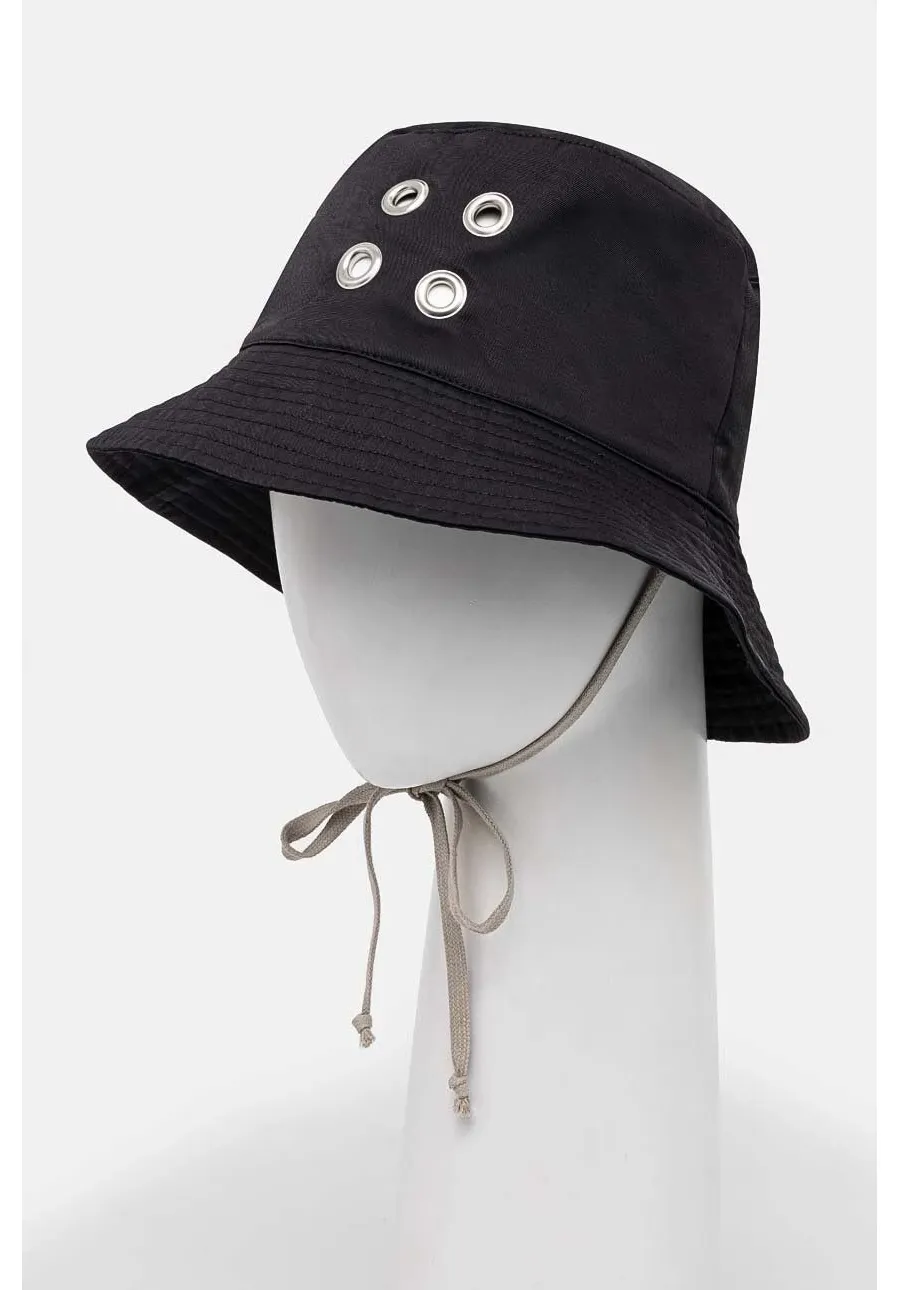 obrazek 1 Rick Owens kapelusz dwustronny Gilligan Hat kolor czarny DA02D2479.MUES1