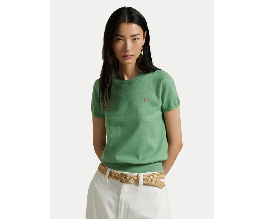 obrazek 1 Polo Ralph Lauren Sweter 211891673027 Zielony Regular Fit