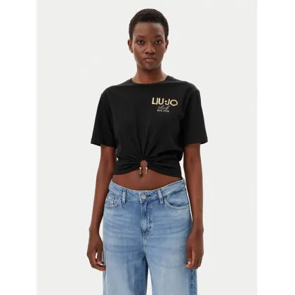 Zdjęcie Liu Jo T-Shirt WA5139 JS923 Czarny Regular Fit