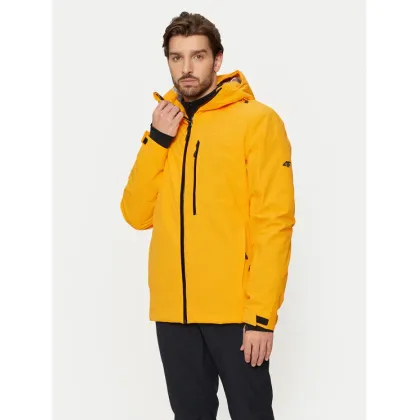 Zdjęcie 4F Kurtka narciarska 4FWAW24TTJAM574 Żółty Regular Fit
