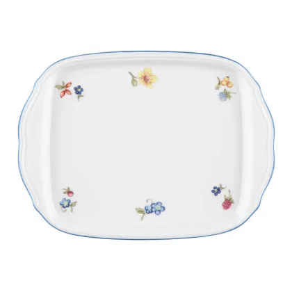 Zdjęcie Porcelanowy talerz do masła 20,5x12,5 cm w stylu klasycznym – Seltmann Weiden