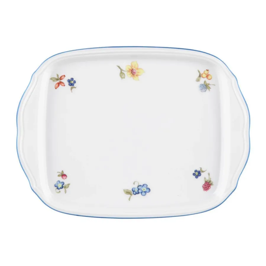 obrazek 1 Porcelanowy talerz do masła 20,5x12,5 cm w stylu klasycznym – Seltmann Weiden