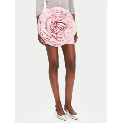 Zdjęcie ROTATE Spódnica mini 1137841011 Różowy Slim Fit