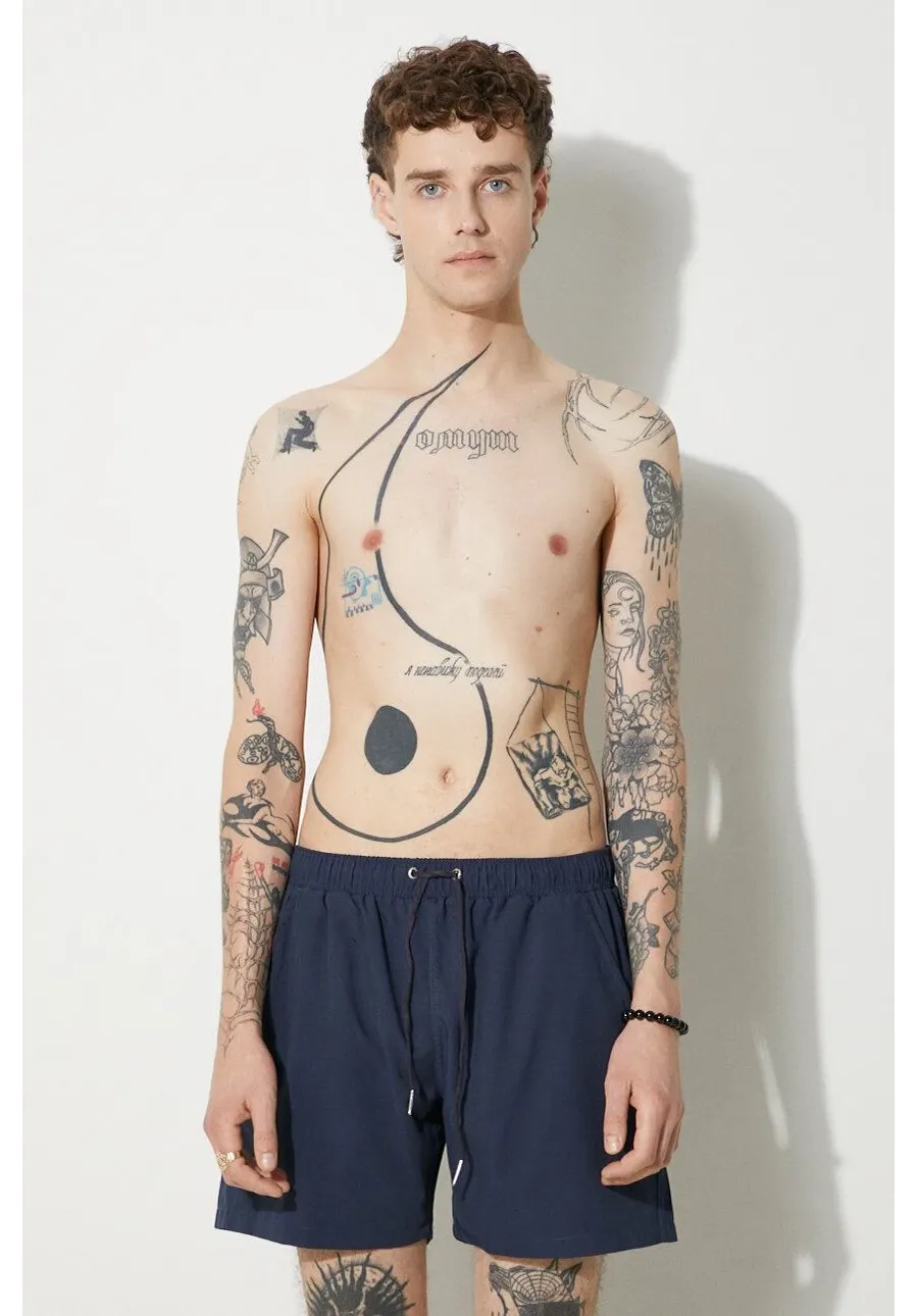 obrazek 1 Alpha Industries szorty kąpielowe kolor granatowy 106810.07-GRANATOWY