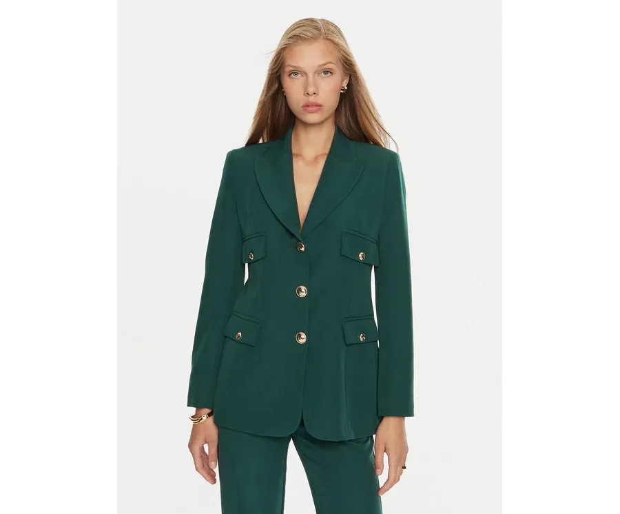 obrazek 1 Maryley Marynarka 24IB156/43GU Zielony Regular Fit