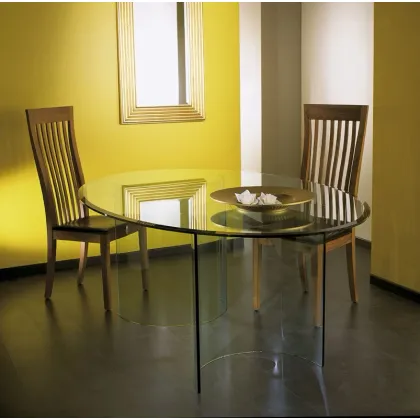 Picture A unique glass dining table – La Vetreria