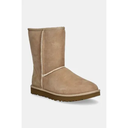 Zdjęcie UGG śniegowce zamszowe Classic Short II kolor beżowy 1016223-SAN