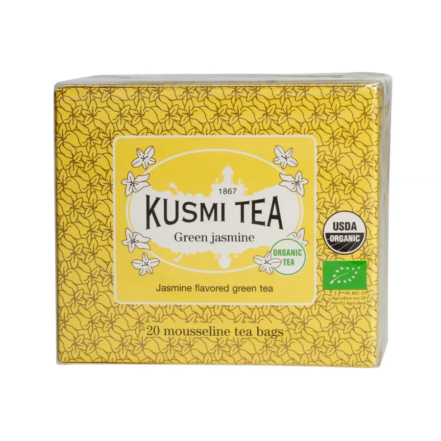 obrazek 1 Kusmi Tea - Green Jasmine Bio - Herbata 20 saszetek KUSMI TEA