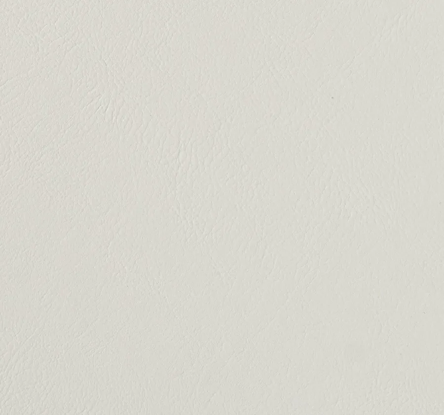 obrazek 1 Biały skórzany wazon Otto o wymiarach 9x42xH38 cm